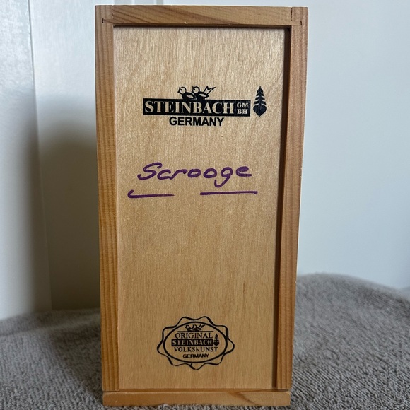 Rare Vintage Mini Steinbach Ebenezer Scrooge Nutcracker - Picture 2 of 4